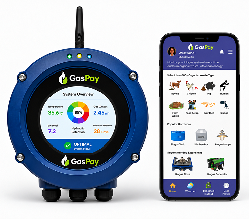 gaspay smart biogas monitoring system